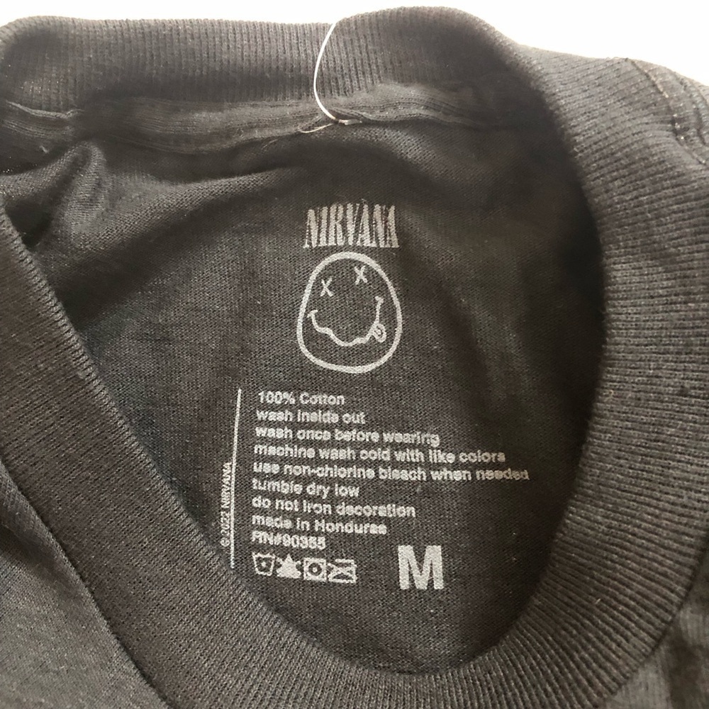NIRVANA Black Band Tee - Picture 7 of 7